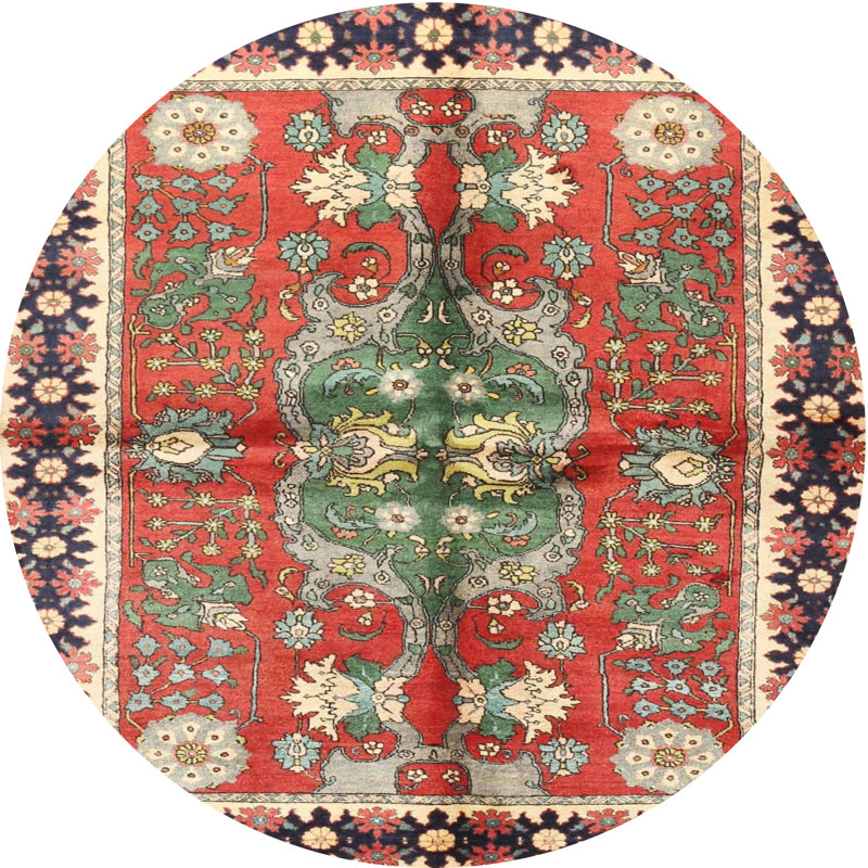 Oriental Indoor Rug, Round 3'
