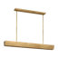 Kelly Wearstler Pench 1-light large tapered linear chandelier in natural brass finish