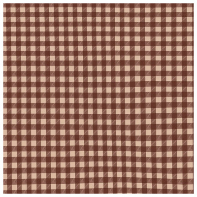 Brown Beige Checkered Comforter