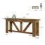70.87cm Unfinished Solid Wood Console Table