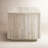 Totka Faux Travertine Square End Table