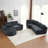 141.7" Chenille Oversized Modular Sofa-1126267767