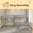 Twin L-Shaped Bunk Bed With Drawers-1510749200