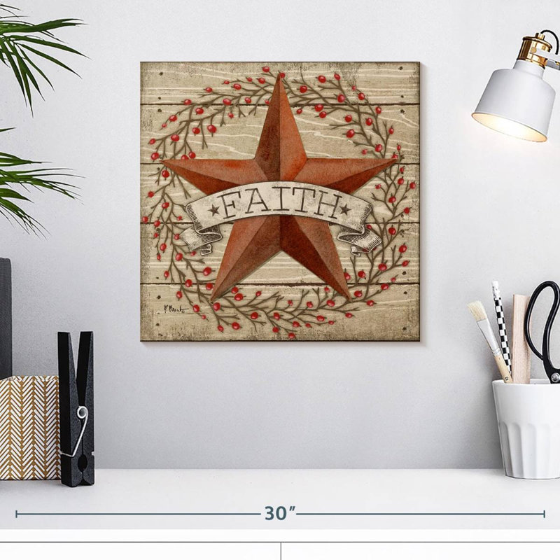 Tergel Barn Star avec baies I, H 16 po x l 16 po