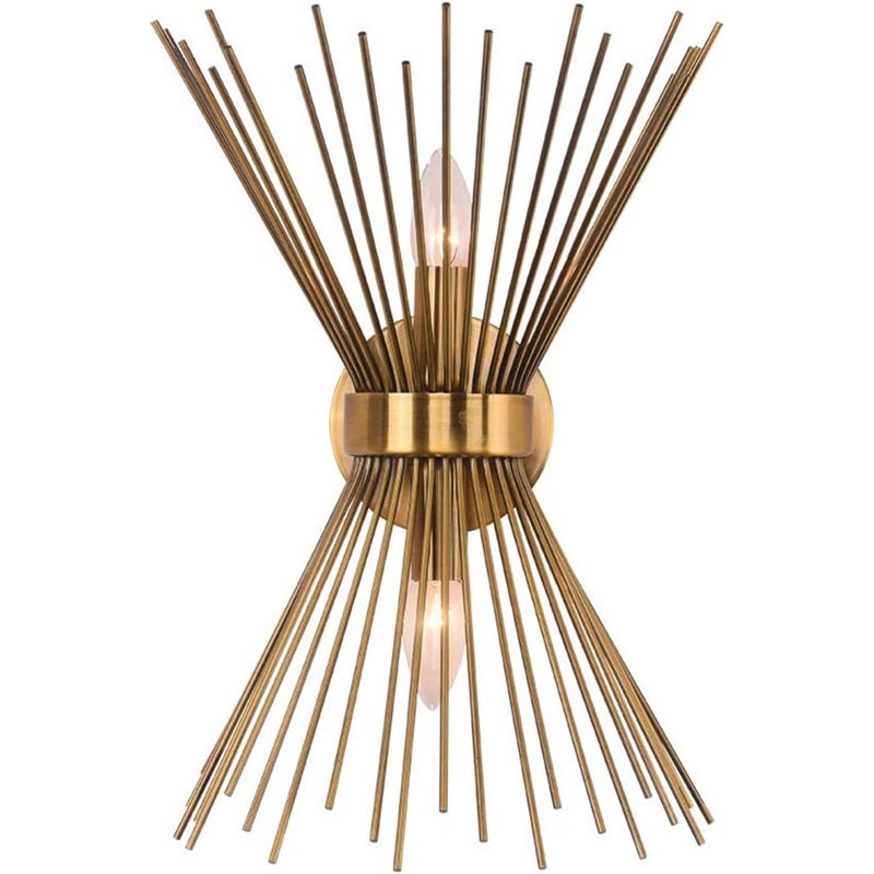 Nevaeha Corner Wall Light, Gold