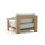 Massom Teak 6 - Person Patio Conversation Sets with Sunbrella® Cushions