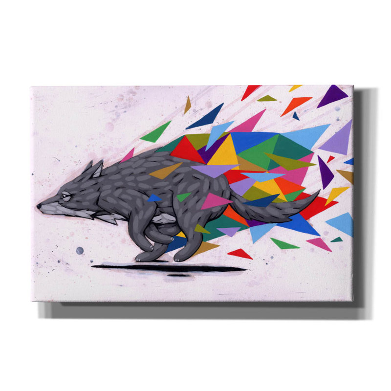 Sur toile, H 12 po x l 18 po x P 0,75 po