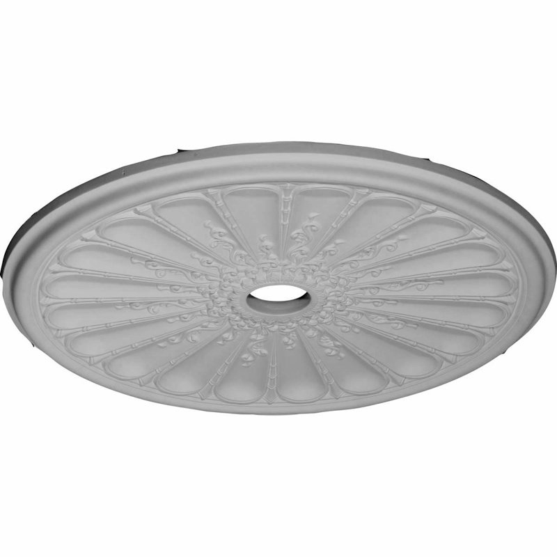Médaillon de plafond Kirke de 31 1/2 po x P 3 5/8 po x P 1 1/2 po (convient aux auvents jusqu'à 3 5/8 po)