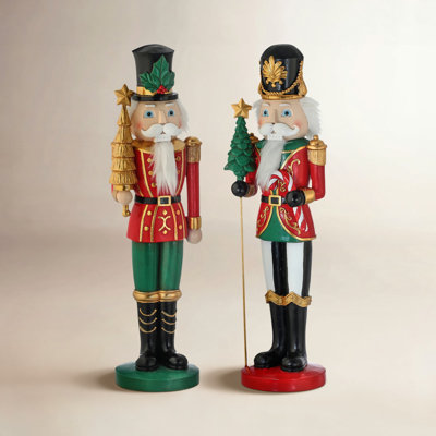 2-Piece Royal Nutcracker Figurine Set
