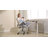 Foldable Office Chair, Ergonomic Mesh Task Chair with Recline Function, Office Chair with 2D Headrest , 4D Armrest and Footrest, Adjustable Height & Lumbar Support-582251873