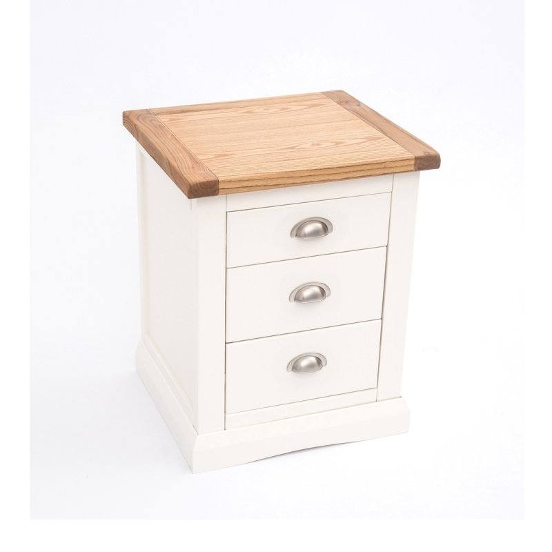 Eamon 45cm W Plywood / Laminate Board Bedside Table
