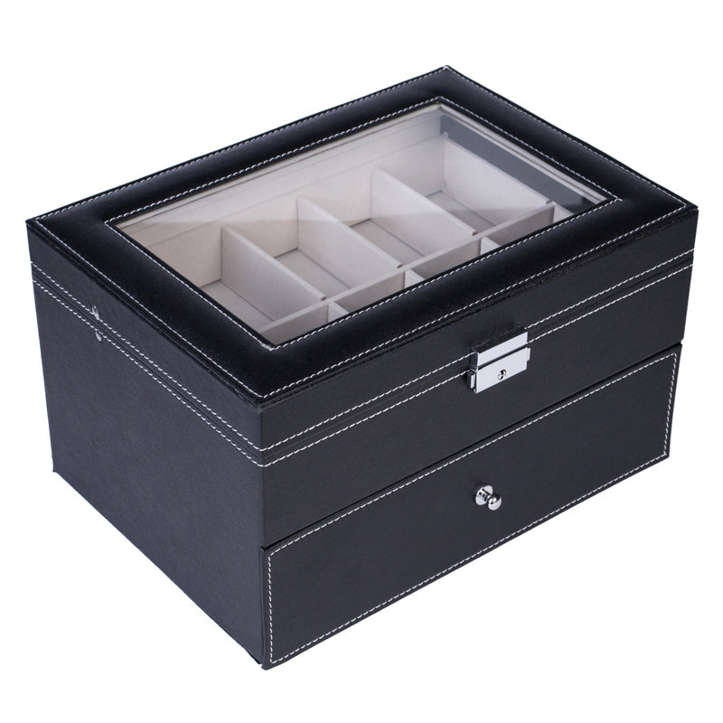 Boîte de rangement en bois 20 compartiments