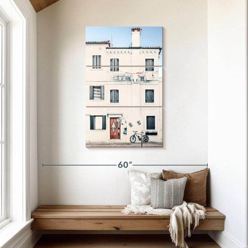 Lilie, village méditerranéen tranquille, H 45 po x l 28 po