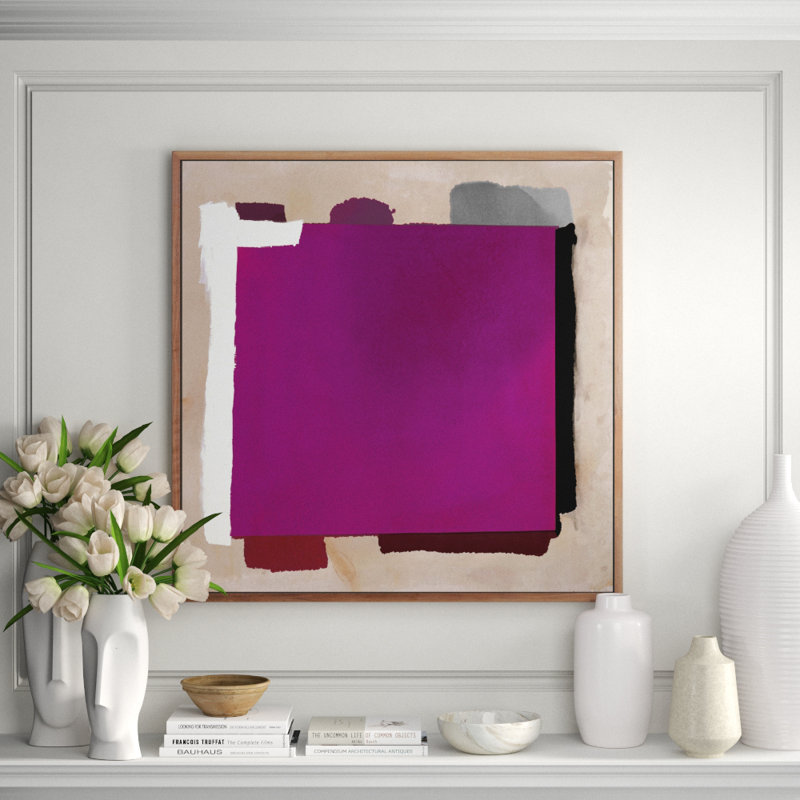 Pop - Fuchsia Framed Painting