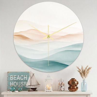 Horloge murale abstraite