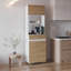 Unité de rangement de cuisine sur pied Pantry Cabinet pour la nourriture, la vaisselle ou les appareils électroménagers
