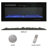 Rayva Classic Built-in or Wall-Mounted Direct Vent Electric Fireplace Insert-706283962
