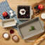 Ensemble de plats de cuisson en céramique 3 pièces Best Choice Products, plats de cuisson en grès, ensemble de service en cocotte - beige champignon-124431885