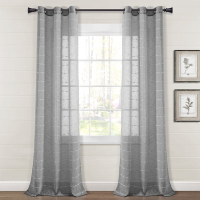 Paire de rideaux transparents Farmhouse