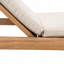 Chaise longue avec coussin Mallacia