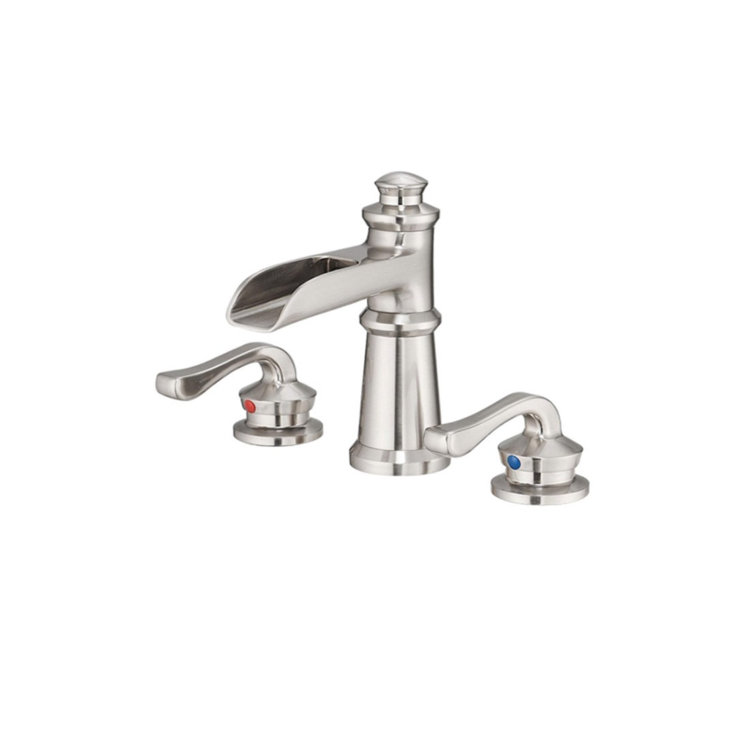 Widespread 2-handle Bathroom Faucet with Drain Assembly