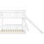 Full Over Bunk Bed In White - Space Solution For Your Home Convertible Customize Bedroom Space