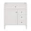 Meuble-lavabo de salle de bain 30 po sans lavabo supérieur, meuble de rangement moderne avec 2 tiroirs et un tiroir rabattable (lavabo non inclus), meuble-lavabo-519760269