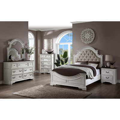 Dansereau Tanimotokataji Antique White Queen Bed