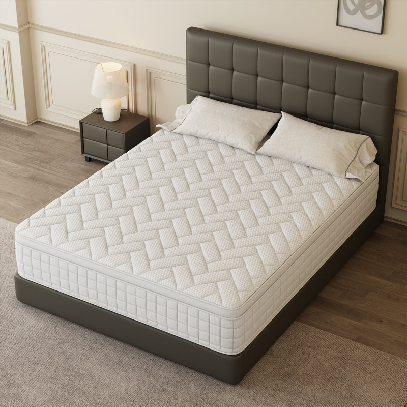 Matelas hybride à ressorts ensachés 8 po, Lit simple, 8"