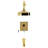Kingston Brass Verona Single-Handle Pressure Balanced Tub and Shower Faucet-137998731