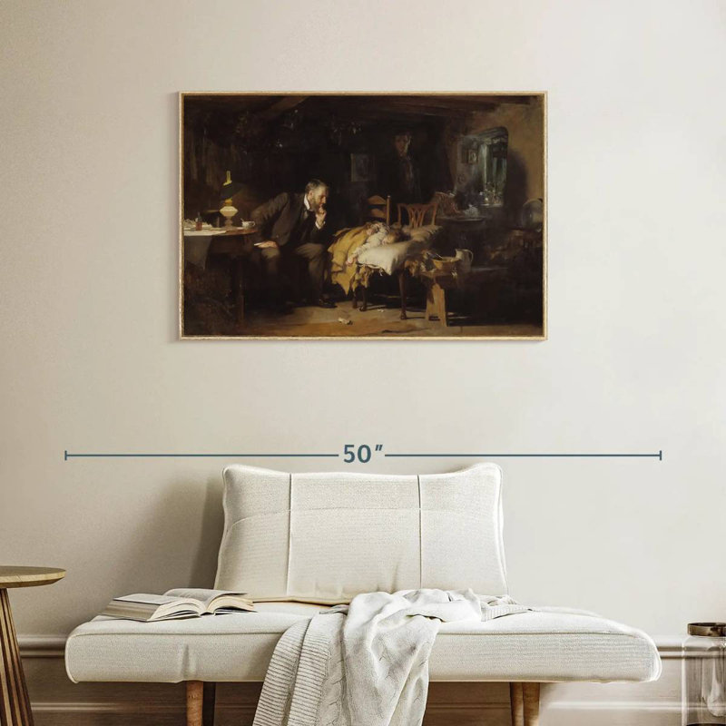 The Doctor, Cadre flottant en bois naturel, 37 po x 25 po