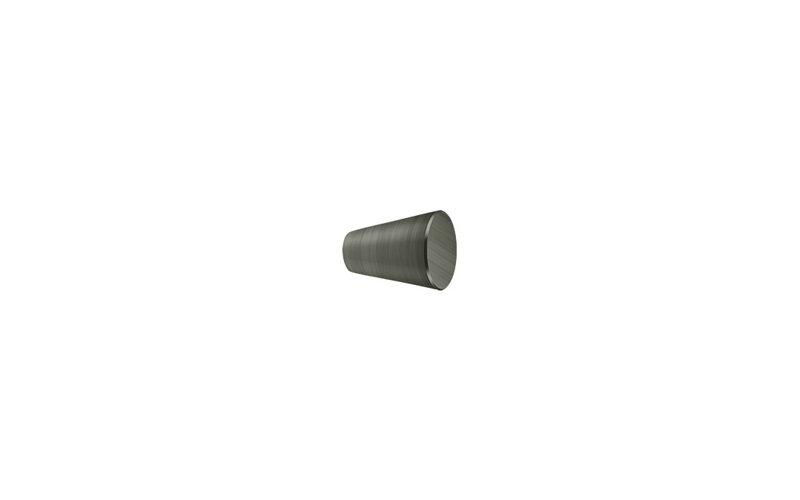 Conical Knob, Antique Nickel, 0.75"