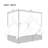 U_style Luxurious Adjustable Sun Bed With Canopy - Three Colours