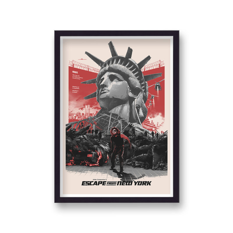 Escape From New York Reimagined Movie Poster - Single Picture Frame Print