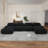 Compression Sofa, U Shape Sofa, Corduroy Fabric Sofa, For Living Room-419078995