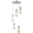 5 - Light Cluster Cylinder Dimmable Pendant with Crystal Accents-1831625034-1871227137