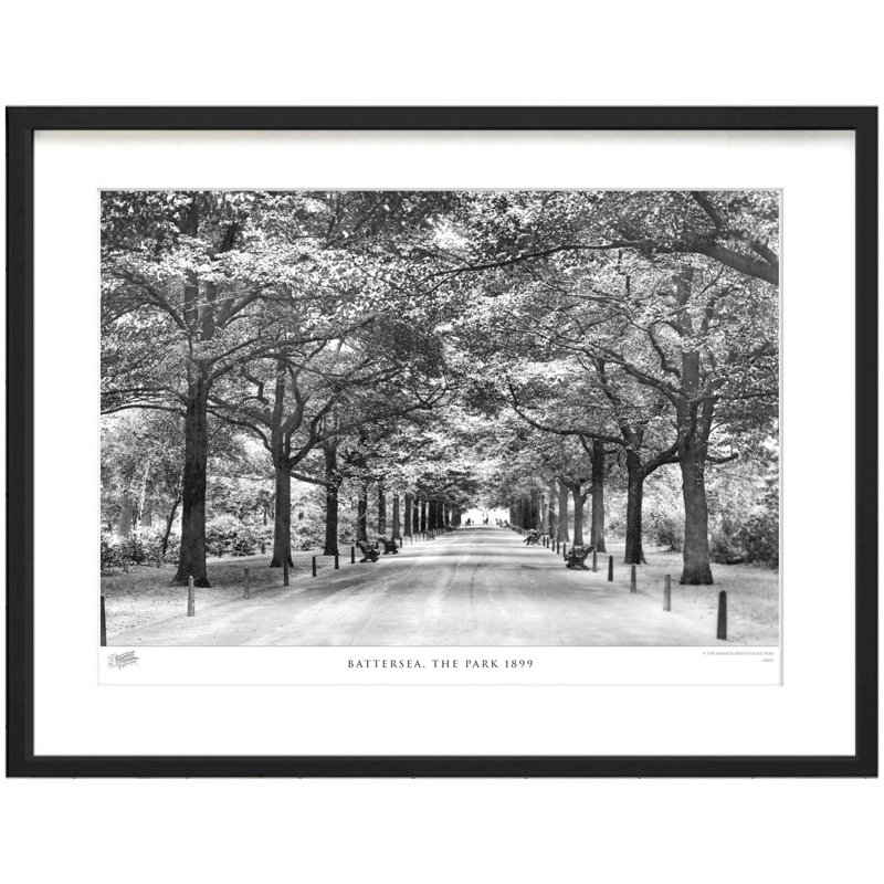 Battersea, The Park 1899 by Francis Frith - Single Picture Frame Print, 40cm H x 50cm W x 2.3cm D