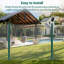 Blue Elephant Green Steel Pet Barrier