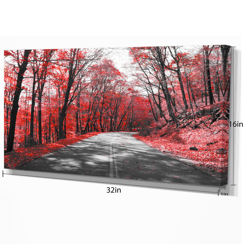 Reproduction de photo sur toile tendue, H 16 po x l 32 po x P 1 po