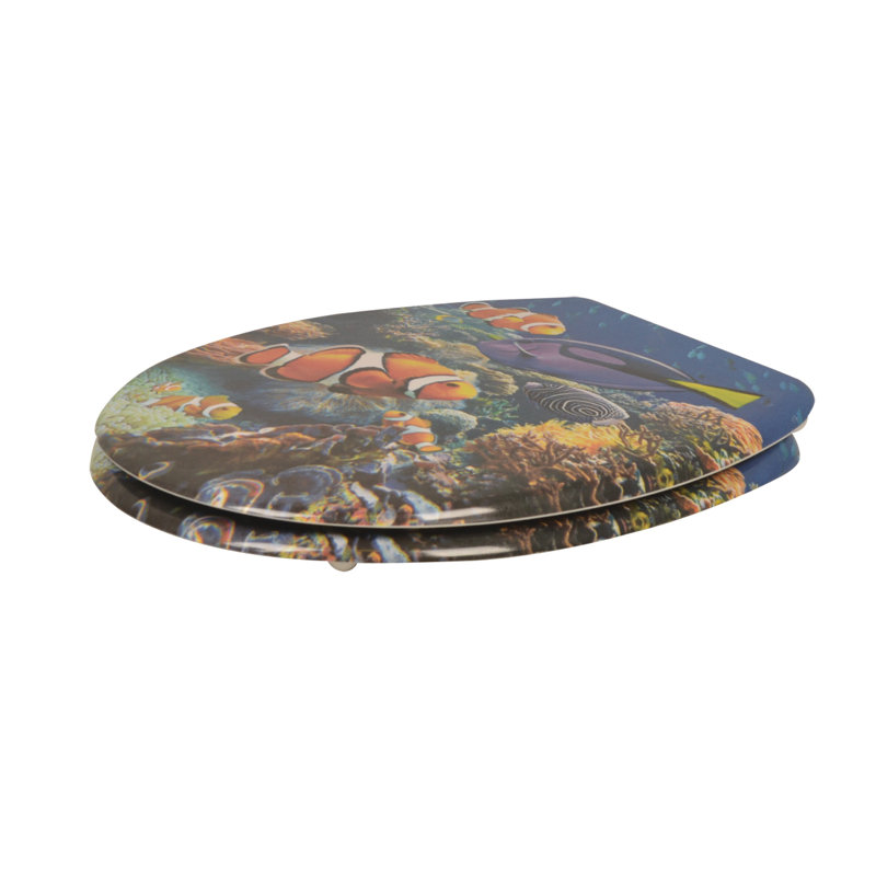 Aquarium Soft Close Elongated Toilet Seat