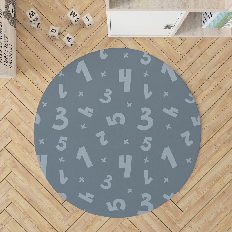 Tapis de jeu Number Match, Blue/Ivory