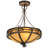 Janan 3 - Light Antique Copper Bowl Pendant