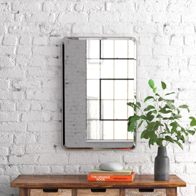 Brandy Metal Rectangle Wall Mirror