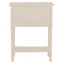 Console étroite, canapé mince avec trois tiroirs de rangement et tablette inférieure (beige)