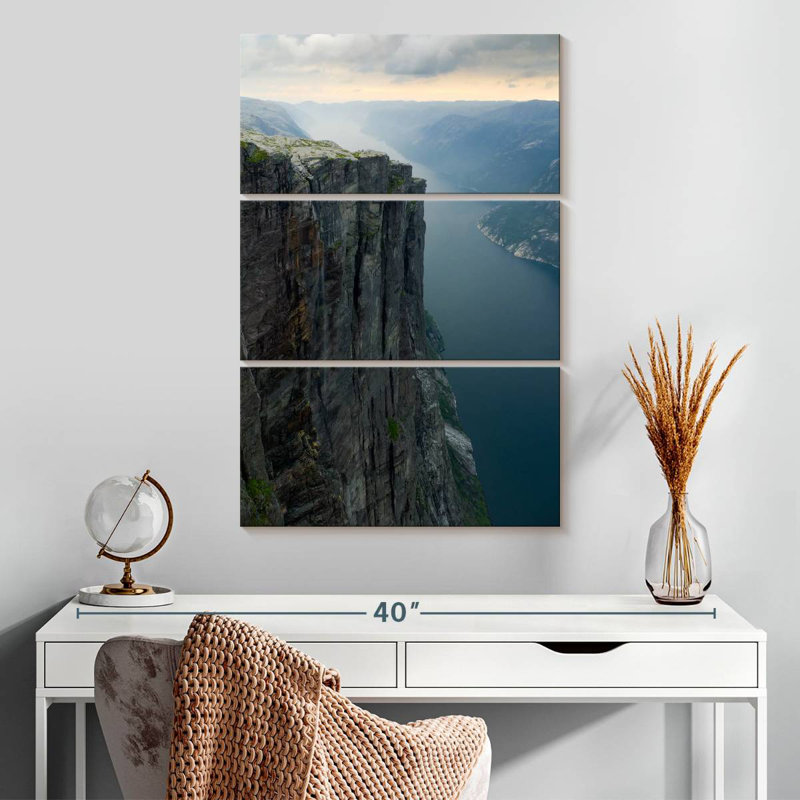 Gillard Kjerag Mountain Scene, 32" H x 20" W