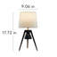 Lampe de table rétro en métal