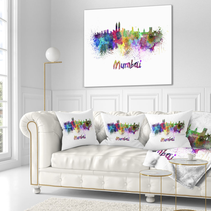 Coussin Mumbai Skyline - Cityscape