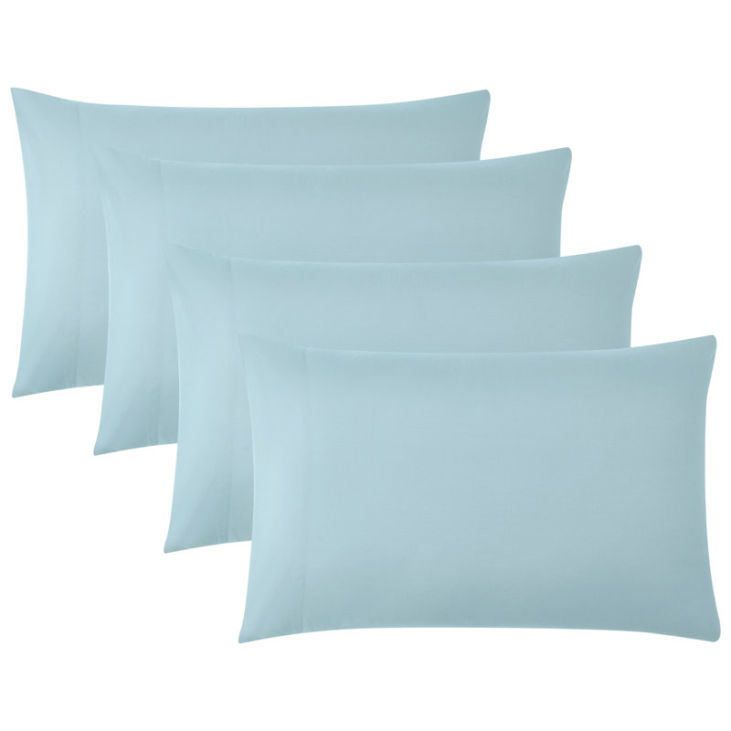 Vilano Springs Easy care Microfiber Four Pillowcases by Southshore Fine Linens, King, Sky Blue