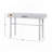 Metal Vanity Desk with One Drawer, White-1145067495