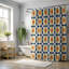 Blush Yellow Tiles- 1 Piece Standard Shower Curtain 0128-1310662415
